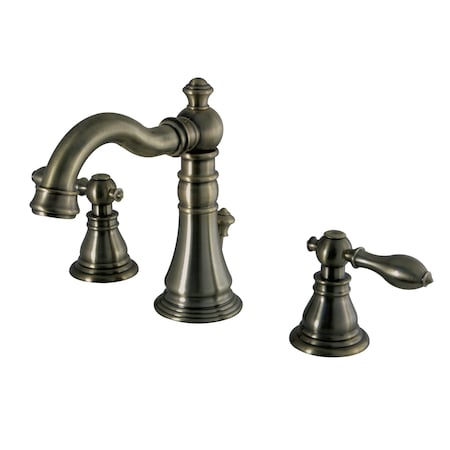 Fauceture American Classic Widespread Bathroom Faucet, Antique Brass FSC19733ACL